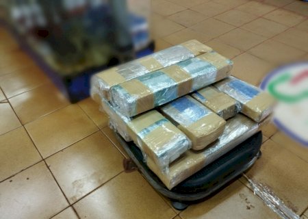 Polícia Militar Rodoviária apreende entorpecente com passageira em Sidrolândia