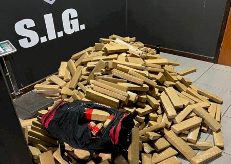 Ivinhema -A Policia Cívil por meio de investigação gerais, prendeu em flagrante homem com 470 kg de maconha.