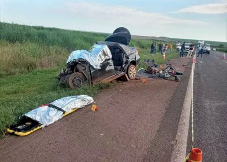 Acidente na BR-163 mata duas pessoas, entre elas uma criança.