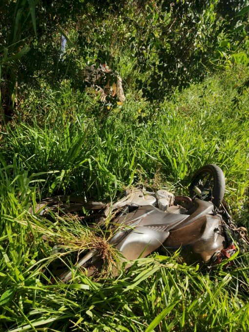 Ivinhema - Acidente na BR -376 deixa um motociclista com ferimentos graves.