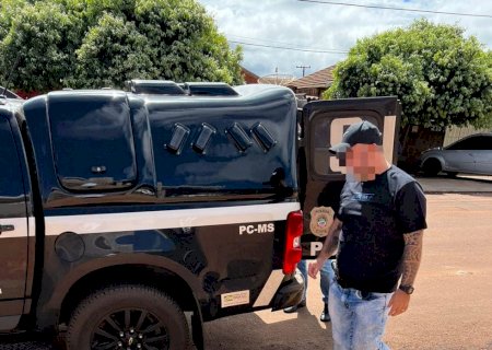 Ivinhema -Policia Civil prende “Ciclone do PCC”, foragido da justiça.