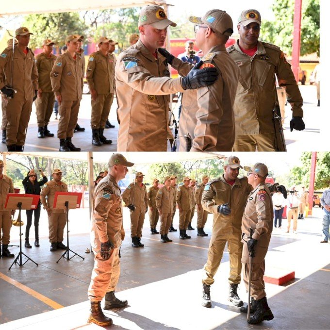 Com uma solenidade bastante emocionante capitão Eliel Rodrigues despede do comando do Corpo de Bombeiros Militar em Ivinhema