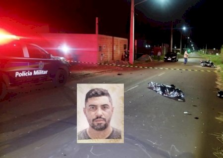 Motociclista morre após bate em animal.