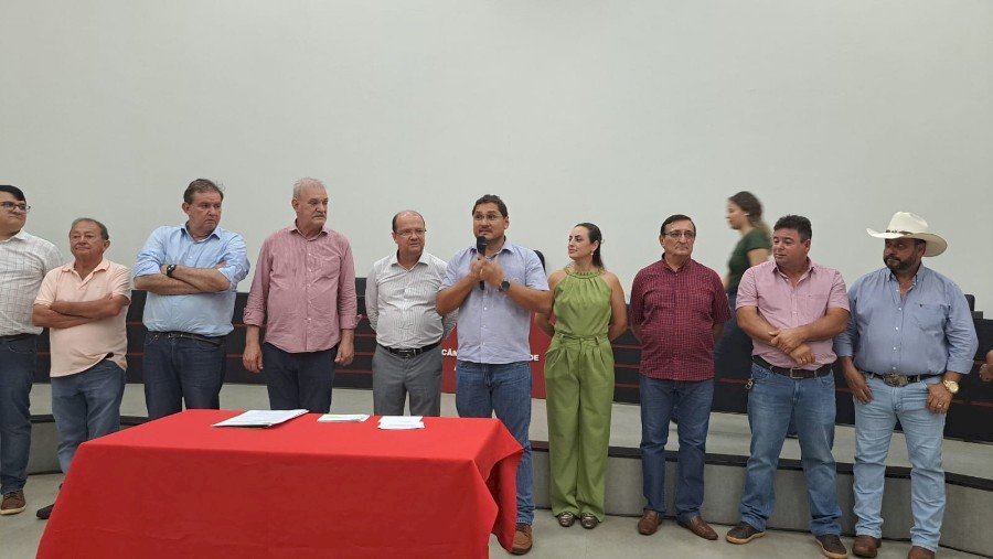 Governador lança obra de pavimentação de Angélica até a ponte do Rio Ivinhema