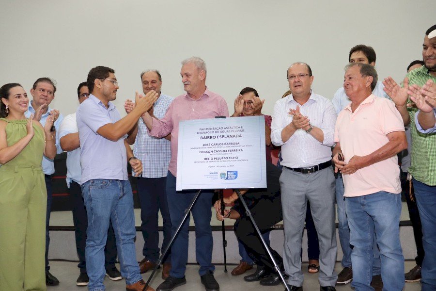 Governador lança obra de pavimentação de Angélica até a ponte do Rio Ivinhema