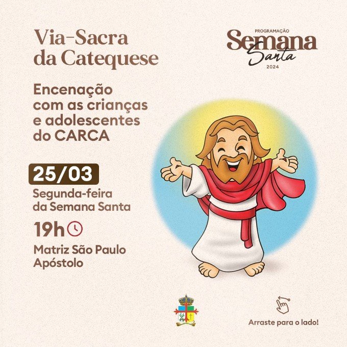 Ivinhema - Confira a programação da Semana Santa 2024