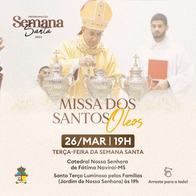 Ivinhema - Confira a programação da Semana Santa 2024