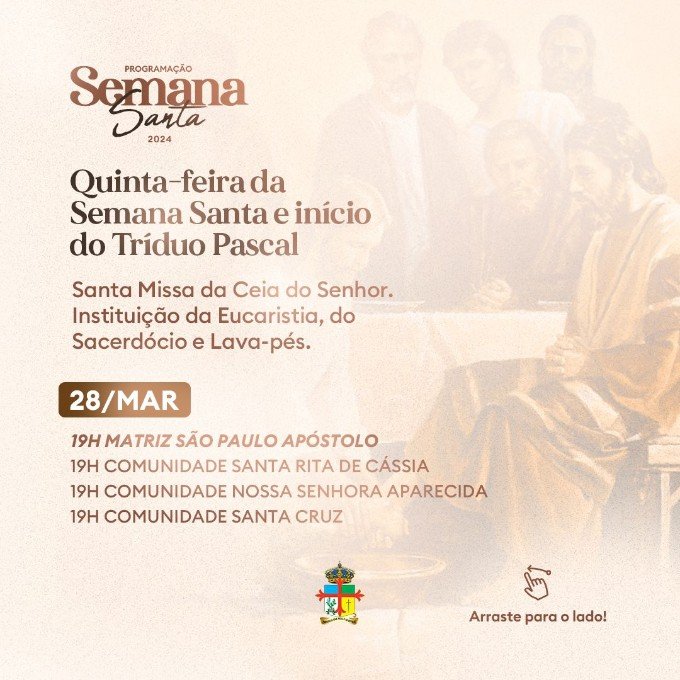 Ivinhema - Confira a programação da Semana Santa 2024