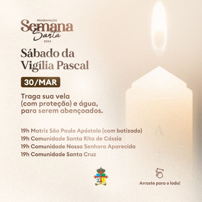 Ivinhema - Confira a programação da Semana Santa 2024