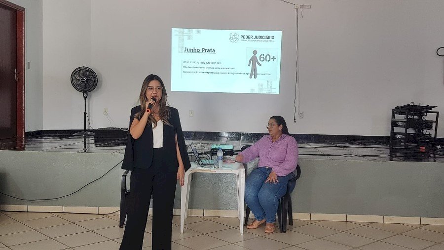Angélca - Palestra orienta idosos sobre a campanha Junho Prata