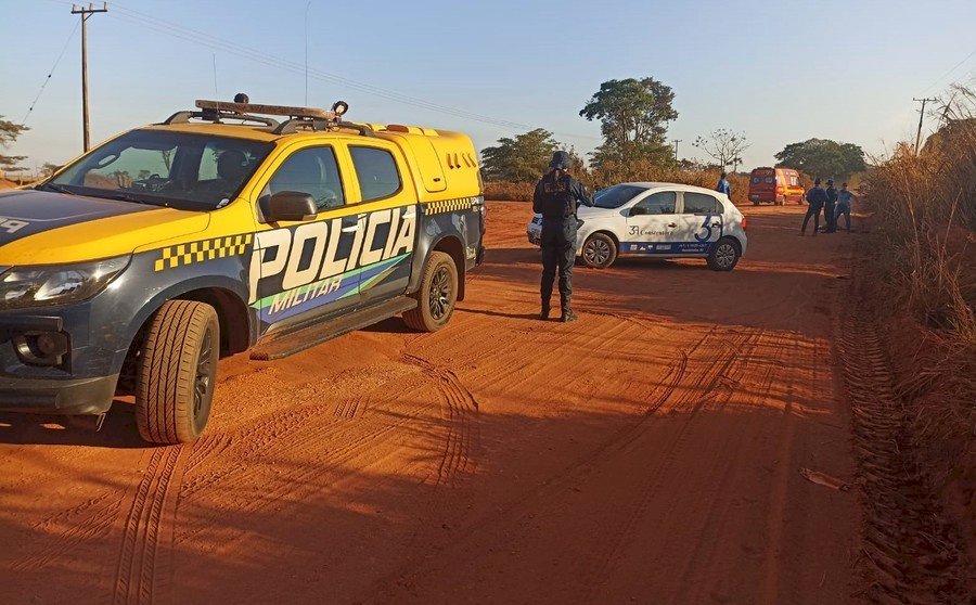 Batayporã: Ciclista fica ferido ao ser atingido por carro no trecho cascalhado da MS-134