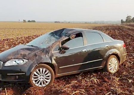 Criança de 5 anos morre após capotamento de veículo