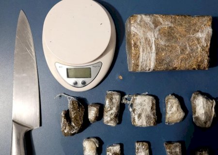 Polícia Militar prende jovem por Tráfico de Drogas em Nova Andradina.