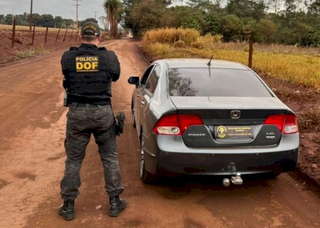 Veículo com registro criminal por estelionato é recuperado pelo DOF