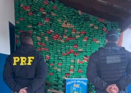 PRF e PM apreendem 1,7 tonelada de maconha