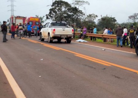Indígena é atropelado por caminhonete na Avenida Guaicurus em Dourados