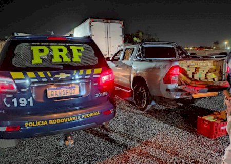 PRF apreende 2 toneladas de maconha