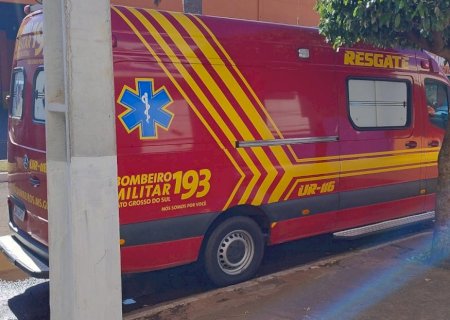 Ivinhema - Vítima sofre acidente no bairro Solar do Vale