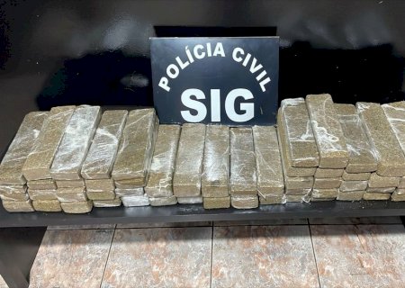 Nova Andradina - SIG prende dupla de SP que entregaria carga de maconha na cidade