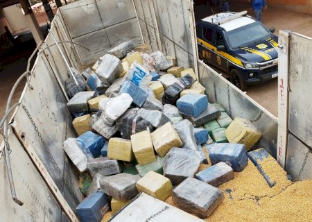 Angélica - PRF apreende 10,9 toneladas de maconha