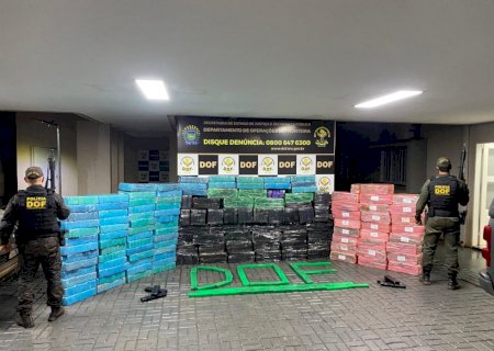 Veículos furtados são recuperados pelo DOF com carga milionária de maconha