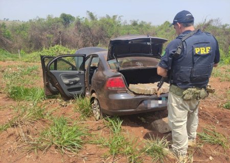 PRF apreende 62 Kg de maconha em Nova Andradina