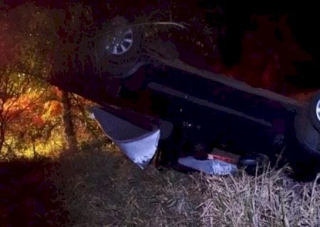 Acidente na MS-141 deixa adolescente com ferimentos graves entre Angélica - Ivinhema