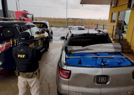 PRF apreende 1,2 tonelada de maconha