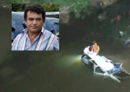 Advogado morre após carro cair de ponte