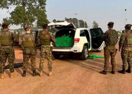 Traficante lotou Jeep com carga de maconha avaliada em R$ 1,5 milhão