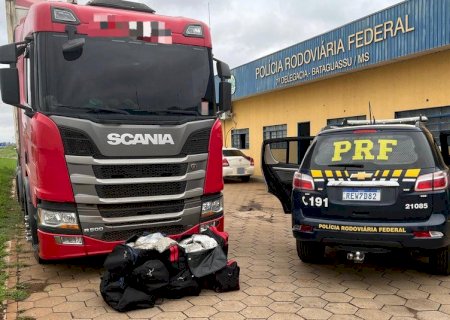 PRF apreende 77 Kg de skunk em Bataguassu