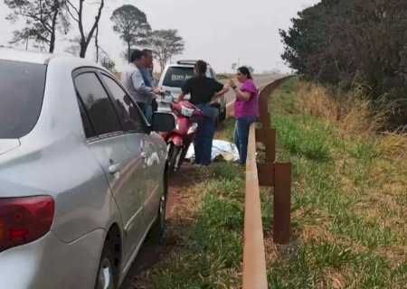 Motociclista morre horas após comprar moto e bater em guard rail na MS-156