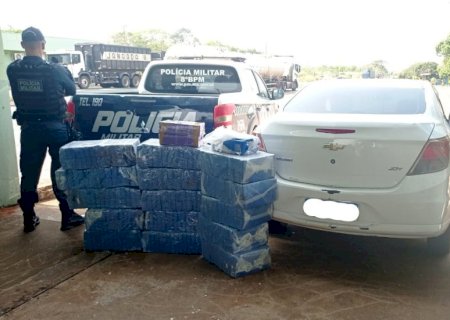 Ação conjunta entre Polícia Civil e Polícia Militar resulta na apreensão de 394,3 kg de maconha e prisão de dois homens em flagrante