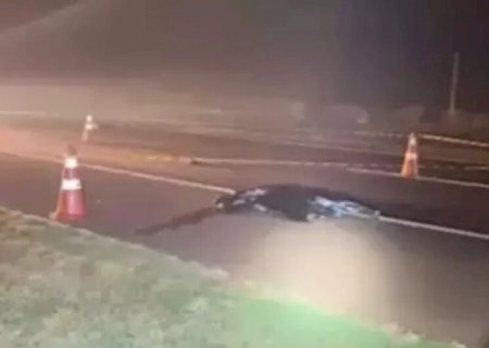 Ciclista morre após bater em lateral de caminhão na BR-163