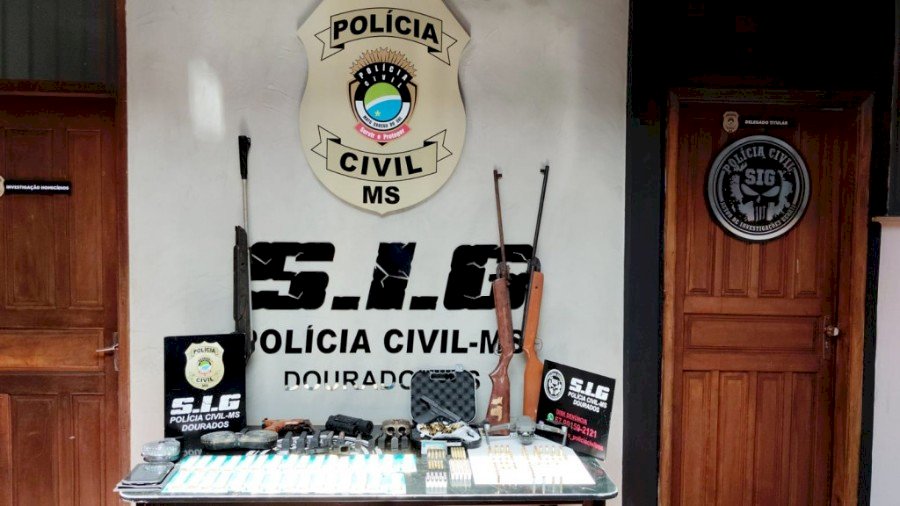 Polícia apreende arsenal em casa de pecuarista acusado de mandar matar idoso