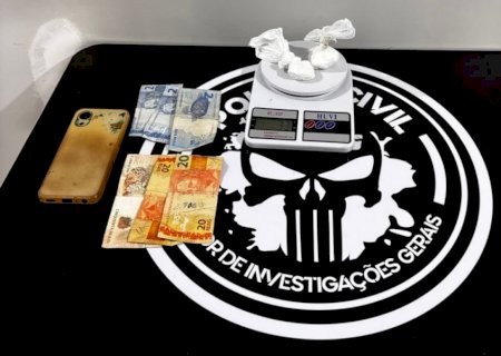 Policiais civis prendem suspeito de tráfico de droga em Nova Alvorada do Sul