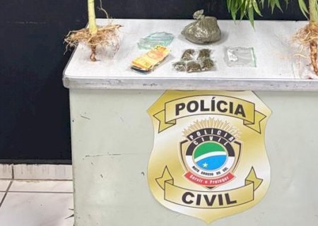 Homem é preso pela Polícia Civil por tráfico de drogas em Naviraí