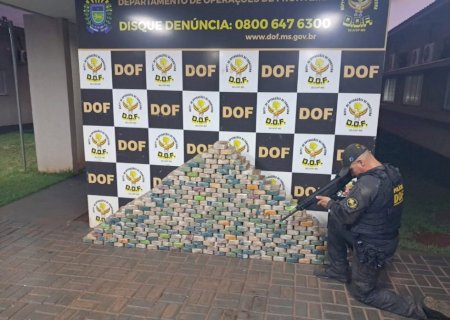 Carga milionária de pasta base de cocaína é apreendida pelo DOF