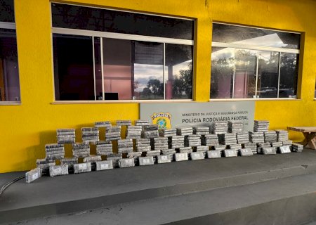 PRF apreende 237 Kg de cocaína