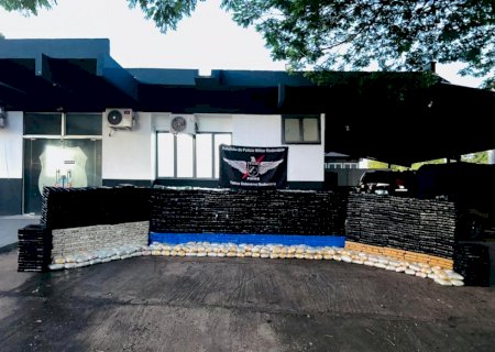PMR prende casal com maís de 1,7 tonelada de droga