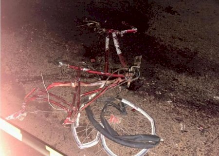 Ciclista morre em acidente na BR-163
