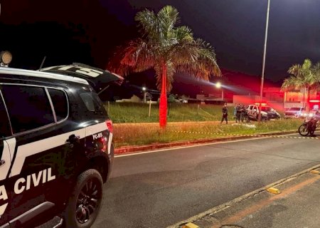 Motociclista morre ao colidir em poste no Portal do Parque em Nova Andradina