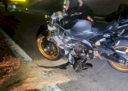 PMR registra acidente envolvendo moto e carreta com vítima fatal