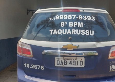 Homem é preso em flagrante após agredir esposa em Taquarussu