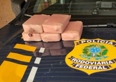 Nova Andradina - PRF apreende 5 Kg de cocaína