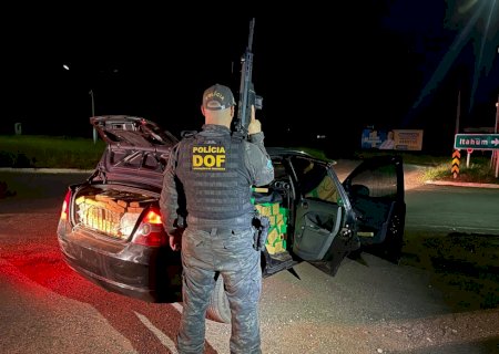 Adolescente é apreendido pelo DOF com mais de mil quilos de droga