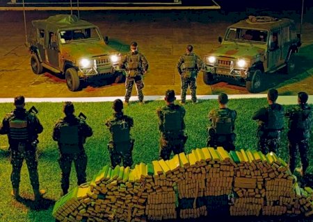Exército Brasileiro apreende R$ 1,6 milhão em drogas na fronteira