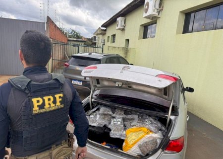 PRF apreende 310,1 kg de maconha em Batayporã