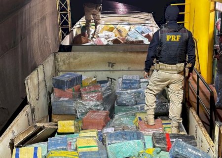 Carga de drogas que sai em carreta no MS, é apreendida no PR, mais de 27 toneladas
