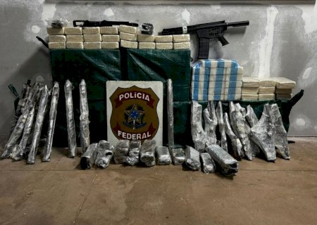 Policia Federal apreende droga e grande quantidade de armas